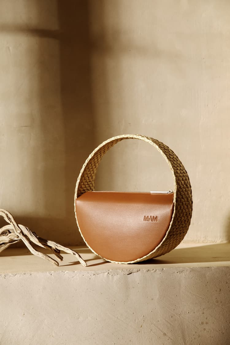 Sac rond petit en raphia