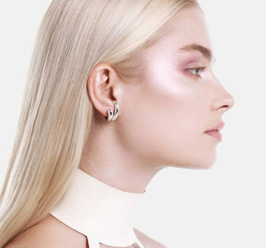 Boucles d’oreilles Goutte Enroulée - Argent