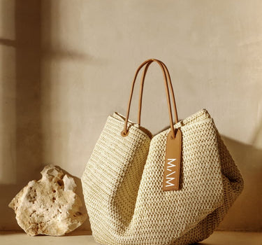 Sac à main en raphia