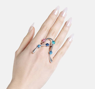 Bague asymétrique Casa Batlló en argent