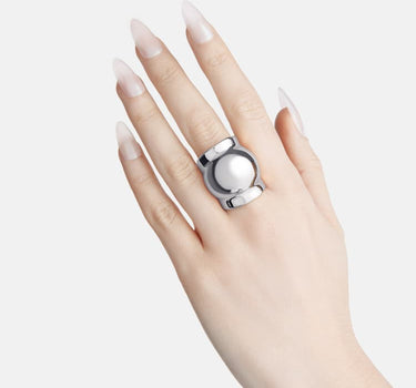 Bague à boule Casa Batlló en argent