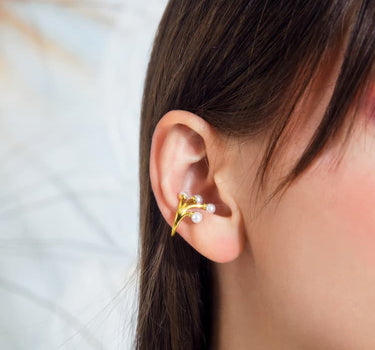 Ear cuff mini perles