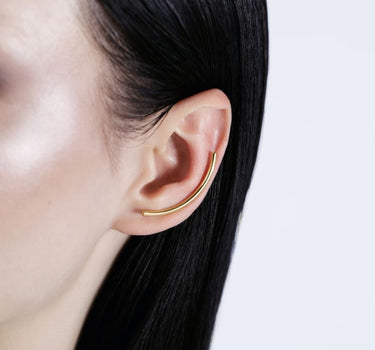 Grimpante d'oreille simple en or