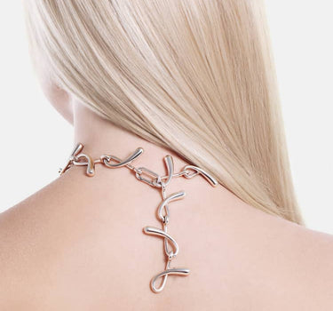 Collier chaîne Gouttes - Argent