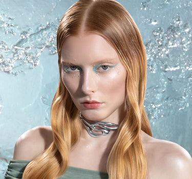 collier de forme organique en argent