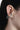 Grand ear cuff argenté à spirales