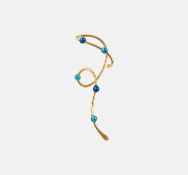Ear cuff pendant Casa Batlló en or