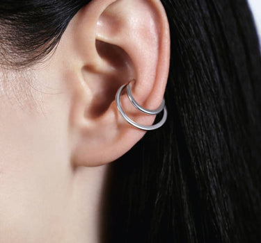 Ear cuff Lune en argent