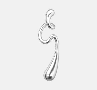 Ear cuff d’oreille Goutte Enroulée - Argent