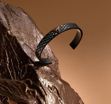 MAM | CUPRA Bracelet paramétrique taille L en ruthénium avec des détails en cuivre