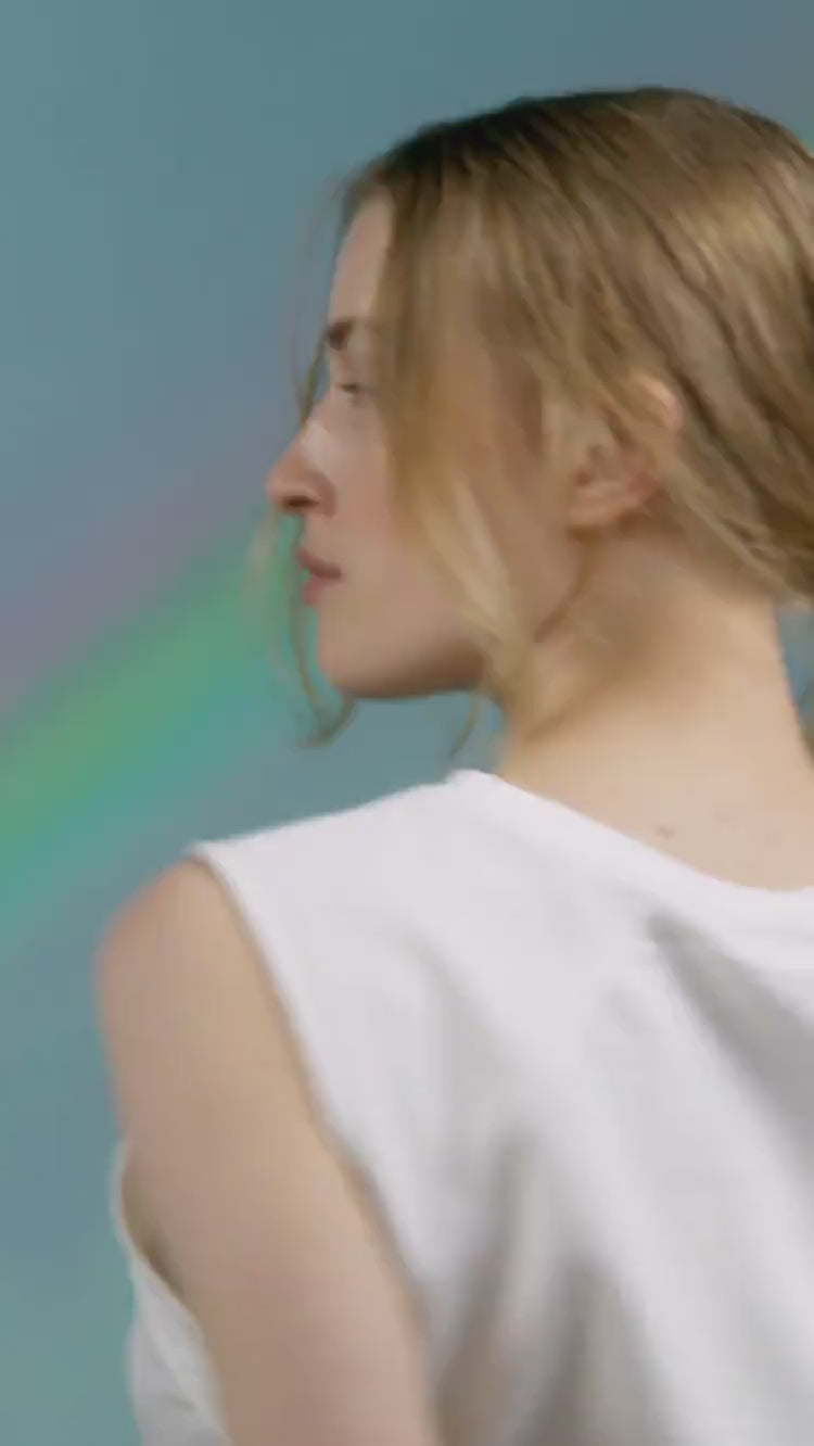 Petite ear cuff pour queue de cheval en argent